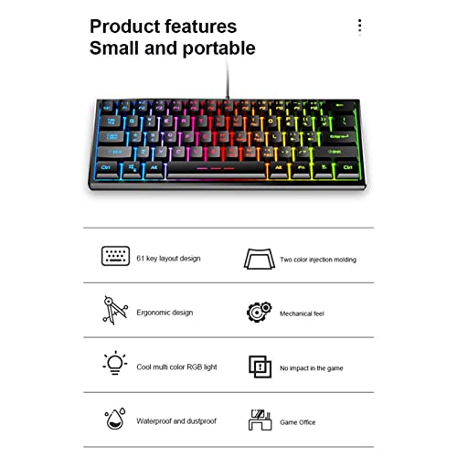 Teclado Gamer 01 02 015 USB Retroiluminado miniatura 7