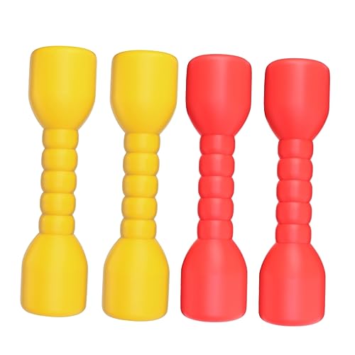 Toyvian 2 Pares mancuerna pequeña gimnasia pesas para pesas pesas pesas fitness ejercicio fitness mancuerna juguetes de entrenamiento para pequeños