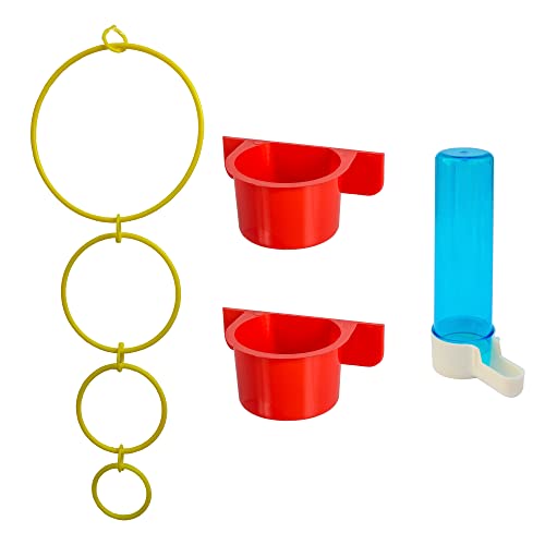 JEL PLAST VIVEIRO PARA CALOPSITA TRIPLEX - AMARELO, GRANDE