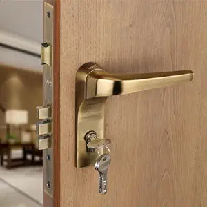 LAPO Premium Mortise Door Locks for Main Door, Door Lock Handle Set with Brass Lock Body Set with 3 Key, Main Door Locks for Home,Office,Hotel | Antique Finish | 3 Years Warranty Ro-276