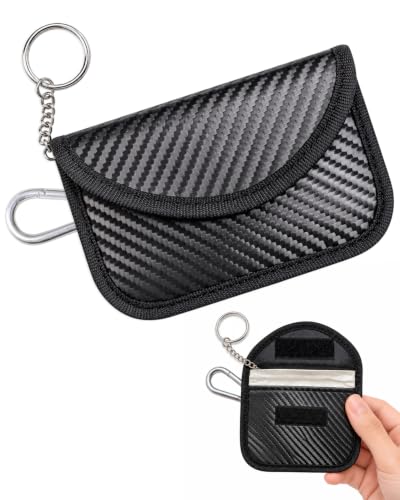 LDBEMG Pochette, 1 Pièce Sac Clés Anti-ondes Protection Contre le Vol de Signal pour Voiture et Portefeuille