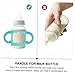 Kisangel 1pc Silicone Wide Mouth Nursing Bottle Handle for and All Standard Bottles