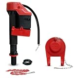 Korky Smart Toilet Fill Valve & Flapper – for Leak Detection & Protection