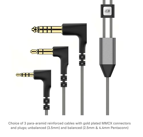 Sennheiser IE 900 Audiophile in-Ear Monitors - TrueResponse Transducers with X3R Technology for Balanced Sound, Detachable Cable with Flexible Ear Hooks, Includes Balanced Cables, 2-Year Warranty by Sennheiser - Used condition - Image 5