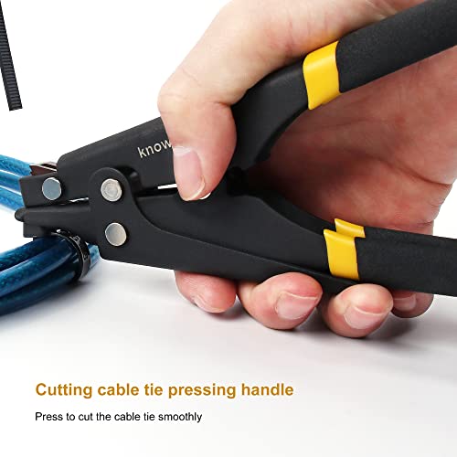 Cable Tie Tool,Knoweasy Zip Tie Tool And Tensioning And Cutting Tool For Plastic Or Nylon Cable Tie #TOP3