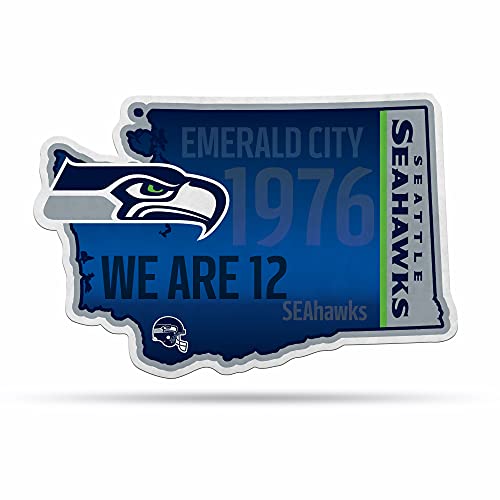 Image of Rico Industries NFL Football State Shape Shape Cut Pennant - Home and Living Room Decor - Soft Felt EZ to Hang