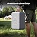 Aurzen Boom Mini Beamer mit EPP Tragetasche, Smart Beamer mit Google TV, 4K Unterstützt Heimkino & Outdoor Projektor, 20W DoIby Audio, 500 ANSI Projector, ToF Autofokus & Trapezkorrektur(Schwarz)