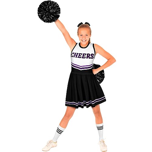 Toulite 4 Pcs Girls Cheerleader Costume Outfit Set Fancy Dress For Kids Halloween Sport Game  thumb #6