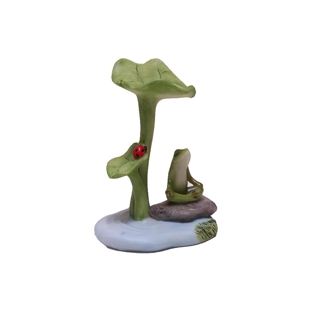 Gemmia Peace Of Mind Miniature Fairy Garden Frog Figurines