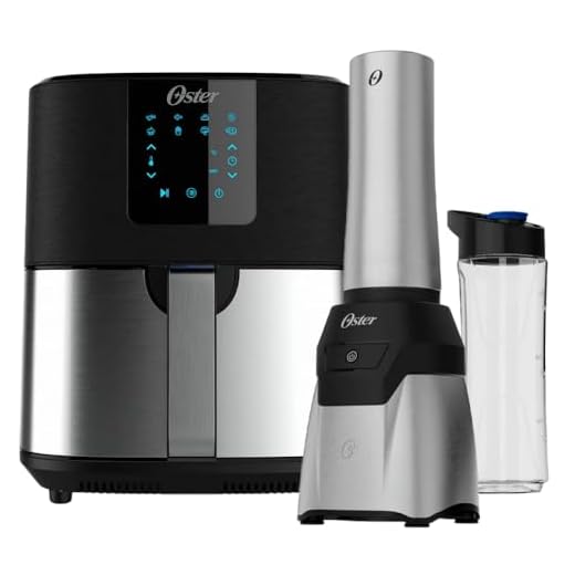 Oster Kit Blender Power Inox e Fritadeira Ultra Digital 4,8L Oster - 220V