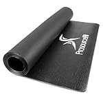 ProsourceFit Treadmill & Exercise Equipment Mats, Folding (7’L x 3’W x ¼”T) High Density PVC Floor Protector