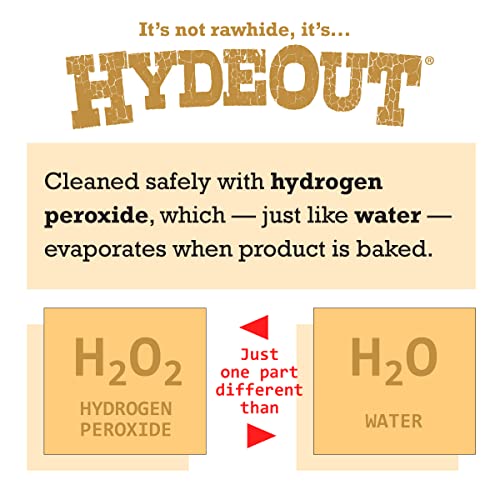Bark & Harvest Hydeout Cheek Rolls - Long Lasting Safe Digestible Rawhide Alternative Dog Chew No Hide Treat, Chicken Flavor, Small #TOP3