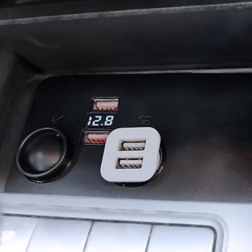 Panel USB Golf 6 con voltímetro LED real para proteger electrónica contra sobretensiones 2