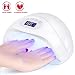 MINGER 48W UV LED Nail Dryer Nail Lamp, Two Hands Curing Lamps with UV Shield Gloves, Auto Nail Light with Sensor for UV Gel Polish, 30s 60s Low Heat Mode Timers