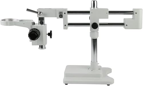 Kit de accesorios para microscopio para adultos, soportes de escenarios de microscopio, soporte de doble brazo, zoom industrial, soporte para