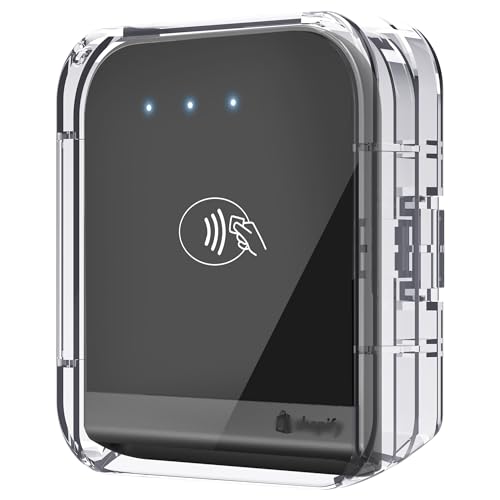 Anti-Lost Cover Case Compatible with Shopif Tap & Chip Card Reader, Protective Carrying Case Compatible with Shopif Square Card Reader Machine in Store, Trade Show, Boutiques, Market (Case Only