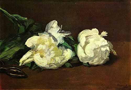 Tableau Nature morte Edouard Manet pour créer une ambiance galerie d'art moderne dans votre salon