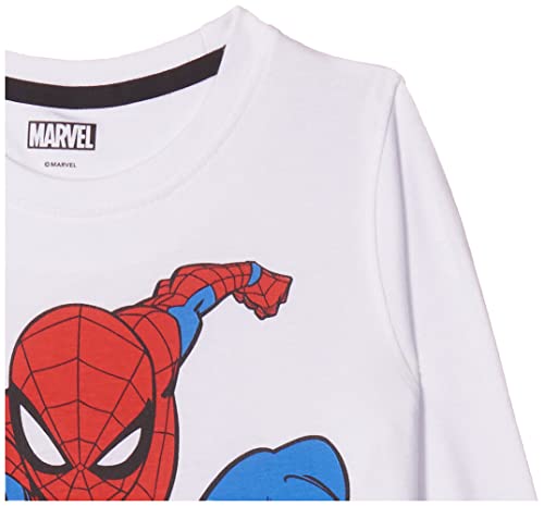 Image of Max Cotton Boys Spiderman Print Crew Neck Sweatshirt