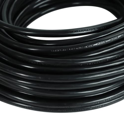 100 Ft 12/3 Sjtw Gauge Heavy Duty Outdoor Extension Cord, 3 Prong Extension Cord W/Power Indicator Light, Great Or Commercial Use And Major Appliances, 15 Amp, 125 Volts, 1875 Watts, Etl Listed #TOP6