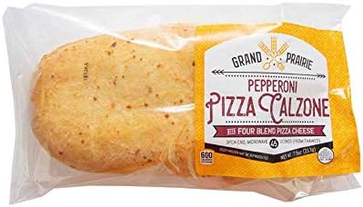 Grand Prairie Foods Pepperoni Pizza Calzone, 7.5 Ounce -- 12 per case.
