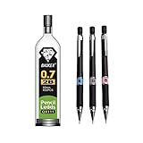 Die Druckbleistifte bestehen aus hochwertigen Materialien und sind langlebig.