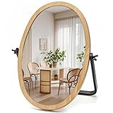 Espejo de mesa de maquillaje de tocador, aparador