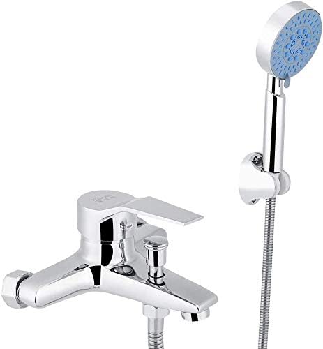 Amazon Co Jp 浴室用水栓 シャワー水栓 浴室用 混合栓シャワー シャワー付き 浴室用混合水栓 賃貸用 浴室 ユニットバス シャワー水栓 洗い場 シャワー シングルレバー 混合水栓 シャワーヘッド セット 混合栓シャワー 冷熱混合型 シャワーヘッド付き 壁掛け式 真鍮素材