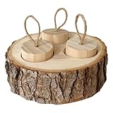 Generisch Foraging Toy – Wood, 3.54x1.18in Rabbit Toy Snuffle Logic Game | Interactive Puzzle Mental-Enrichment Play, Small Pet Activity Toys for Hamsters, Rabbits, Guinea Pigs, Tabletop Play