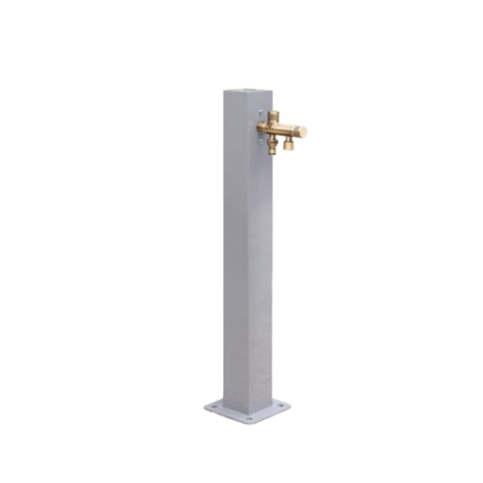 Edelstahl Outdoor Wasserhahn mit Doppelauslass für Garten und Schlauch