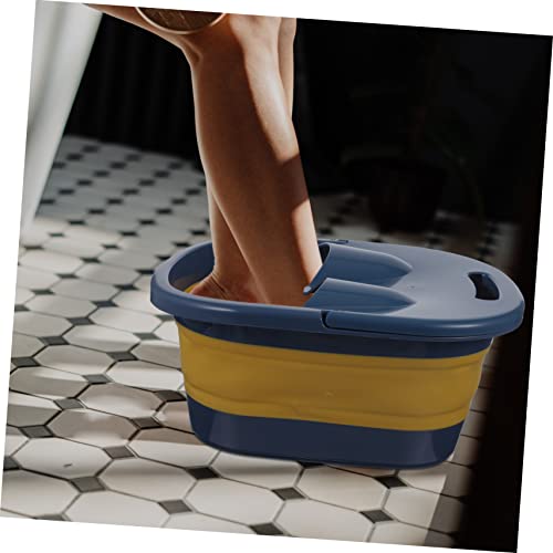 Balde plegable para remojo de pies con masaje cómodo miniatura 6