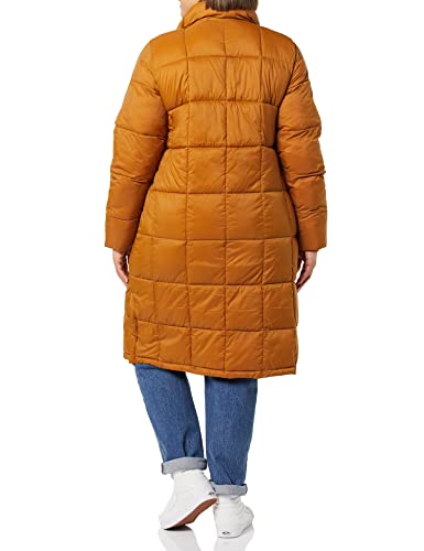 Amazon Essentials Women's Lightweight Quilted Longer Length Coat, Tan, X-Large #TOP3
