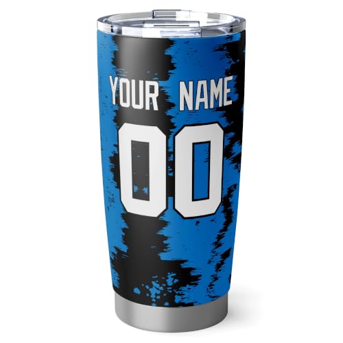 Image of ANTKING Carolina Tumbler 20oz Travel Mug Custom Number Name Gifts