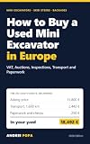 How to Buy a Used Mini Excavator in Europe: VAT, Auctions, Inspections, Transport and Paperwork