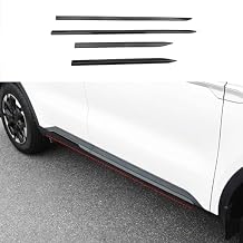 YOUTOOCAR 4PCS Body Side Door Molding Covers Trim Compatible with Kia Sorento 2021-2025 Accessories Glossy Black