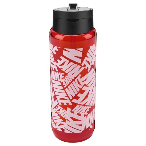 Nike Unisex TR Renew Recharge Straw Botella de Agua Safety Orange/Black/White/White 709 ml