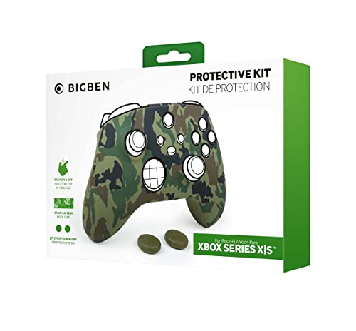 Nacon skin silicone vert pour manette Xbox améliorant la prise en main avec grips joystick