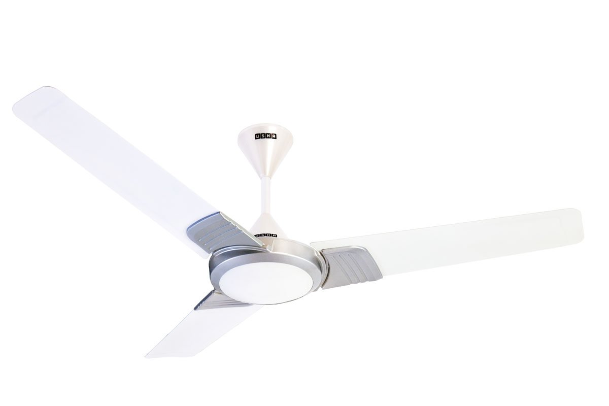 Usha EX1 1200mm 75-Watt Ceiling Fan (Pearl Silver)