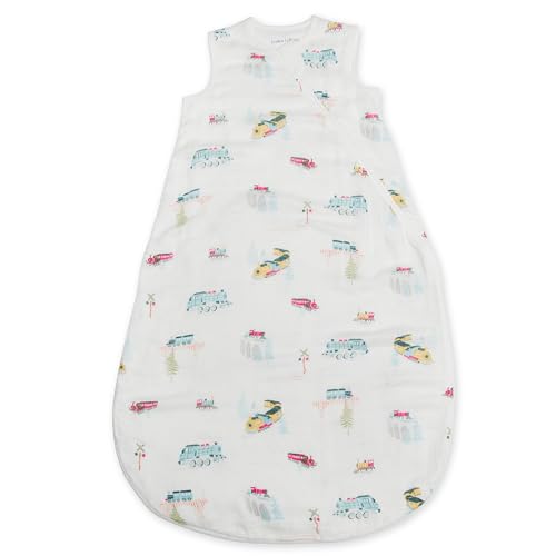 Image of Loulou Lollipop Lightweight Muslin Wearable Baby Blanket Sleeping Bag, Unisex Infant Toddler, 0.5 TOG, 2-Way Zipper Sleepsack