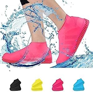 COVVI Non-Slip Silicone RAIN Reusable Anti Skid Waterproof FORDABLE Boot Shoe Cover (Large) Pink (B0D3GQTJXD) Amazon Price History, Amazon Price Tracker