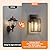 Outdoor Light Fixture Wall Mount, LED Exterior lighting fixtures for Outside, Front Porch Lights, Waterproof Wall Sconce Lantern Lamp, Black Coach Lights for House, Patio, Garage, Doorway, Entryway