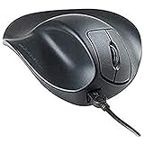 Hippus LS2WL Wired Light Click Handshoe Mouse (Left Hand, Small, Black)