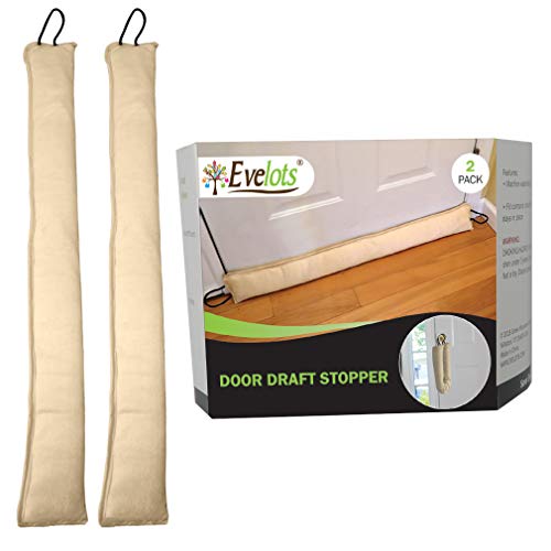 Evelots 2 Pack Door/Window Draft Stopper-Hanging-36 Inches -Block Cold Air/Dust #TOP7