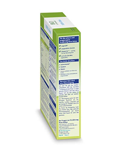 Bouillie de céréales bio Hipp 100% riz, sans gluten, à partir du 4ème mois, 200g