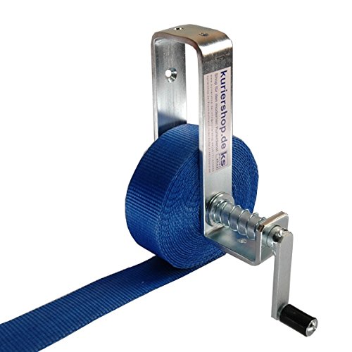 DER Spanngurtaufroller mit Edelstahl-Halteplatte ohne NeodymMagnete | Spanngurtaufroller mit Edelstahl-Halteplatte für die flexible Fahrzeugmontage