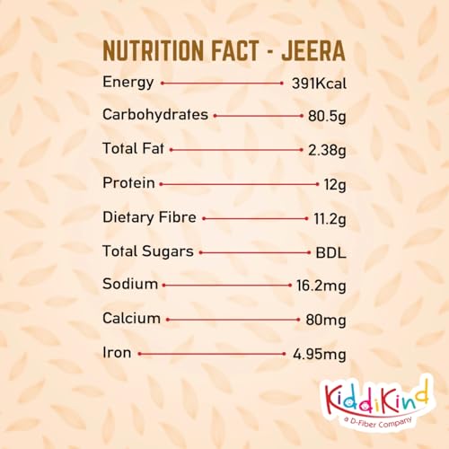 Image of Kiddikind Millet Miracles Jeera 210 gm, Healthy Wholesome Food, No Added Sugar No Salt, GMO Free, Gluten Free