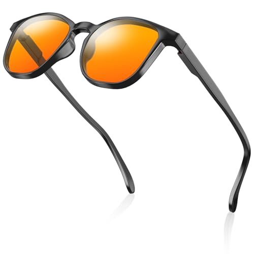 SURFOU Lunettes Anti Lumiere Bleue Ordinateur, Lunette Pour Ecran Blocking, Gaming Anti-lumière, Lumière Protection Gamer Blue Light Glasses Lentille Femme Avec Homme