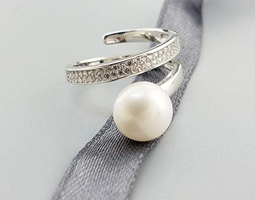 S925 Silver Ring Setting, Ring Blank Without Pearl, Jewelry DIY, Gift DIY image 5