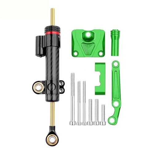 Kit support de stabilisation direction carbone Kawasaki Ninja 250 anti-guidonnage