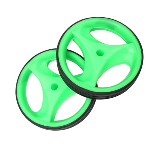 Ruedas de entrenamiento Homoyoyo para bicicleta 12-20 pulgadas ruedas auxiliares de equilibrio con soporte silencioso, estabilizadores verdes para niños y ciclismo principiante miniatura 1