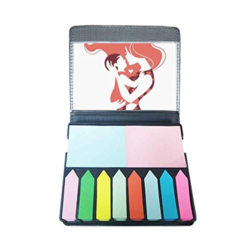Auto-adhésif note couleur marqueur motif affection bloc repositionnable bureau